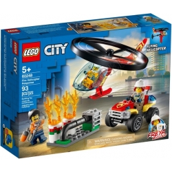 Klocki LEGO 60248 - Helikopter strażacki leci na ratunek CITY